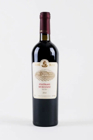 wine man " მუკუზანი "  წითელი მშრალი   {1 ბოთლი }
