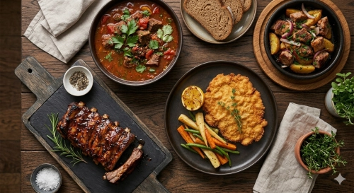 dish category Основные блюда