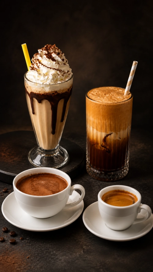 dish category Coffee and tea