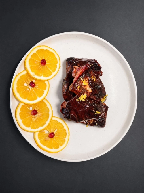 Chicken in berry sauce