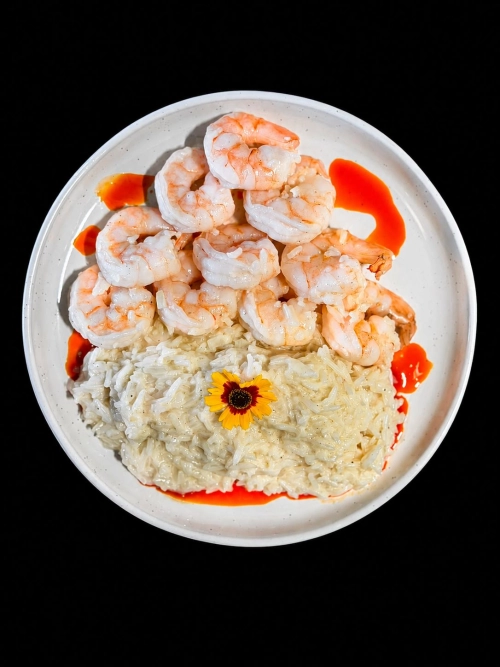 Risotto with shrimp