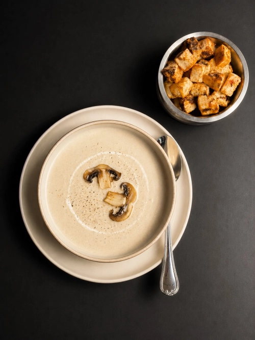 Cream of mushroom soup