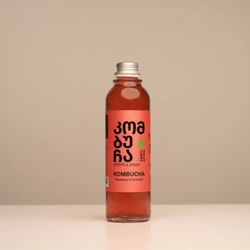 комбуча / 0% сахара / черника и лайм